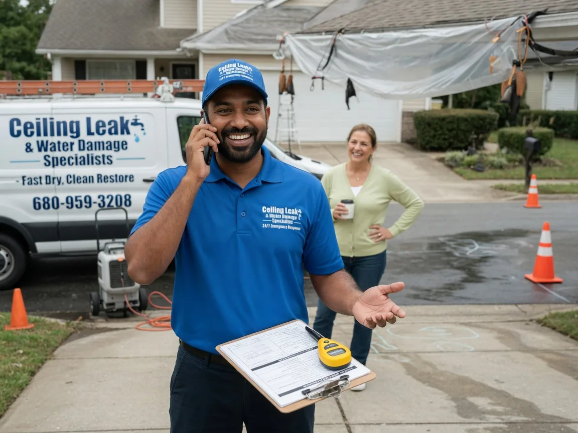 Ceiling Leak Cleanup Farmersburg, IA FAQs